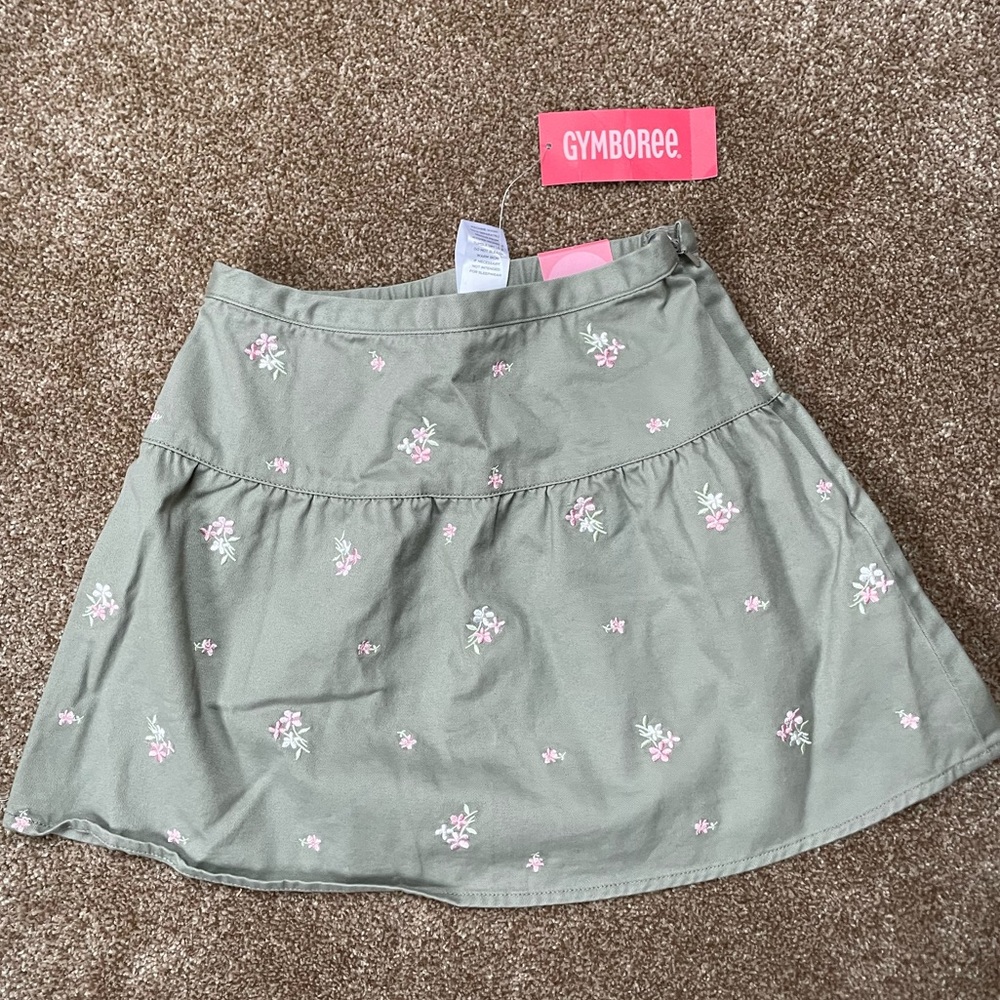 New with tags size 7 Gymboree floral skirt garden bloom